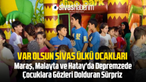 Sivas Ülkü Ocakları’ndan Depremzede Çocuklara Gözleri Dolduran Sürpriz