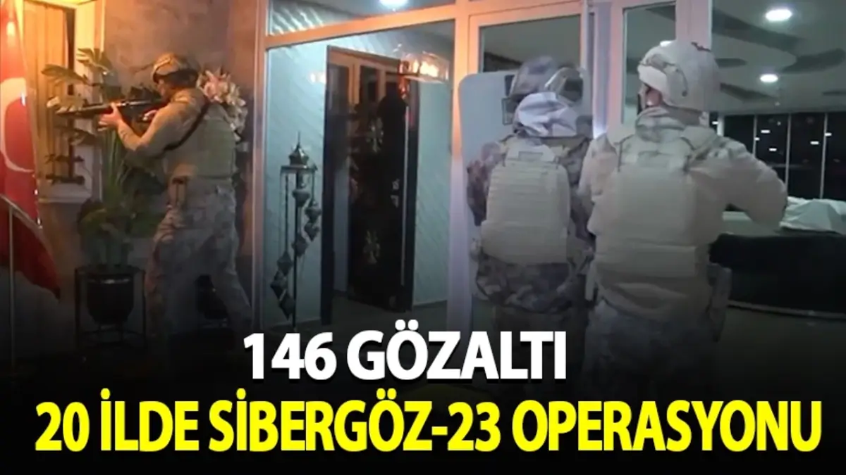 Sivas Dahil 20 İlde Dolandırıcılara Sibergöz-23 Operasyonu Yapıldı