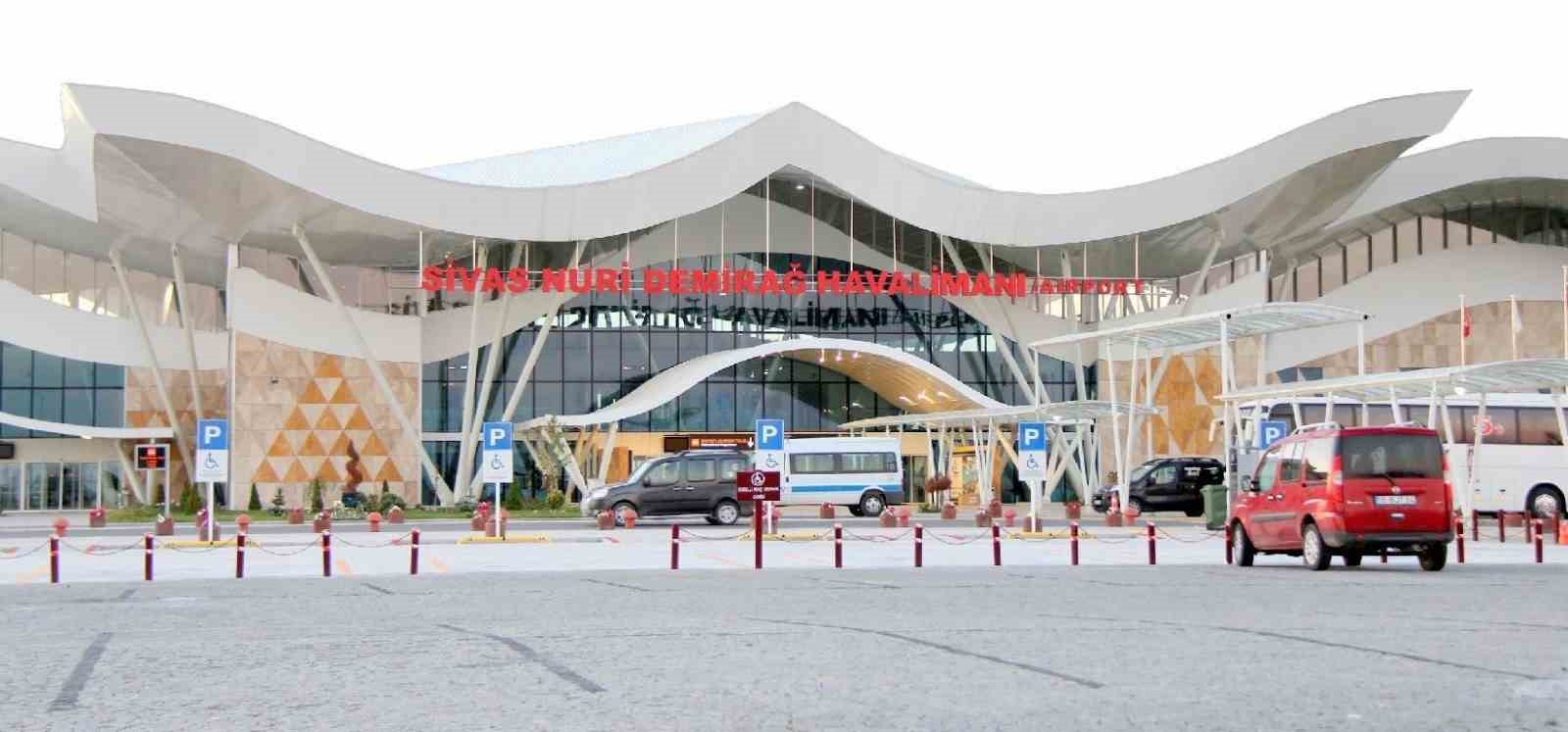 Sivas Nuri Demirağ Havalimanı Şubat Ayında 35 bin 131 Yolcuya Hizmet Verdi