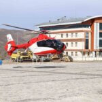 sivas yildiz daginda kayak yaparken ayagi kirildi imdadina ambulans helikopter yetisti 8a09acc
