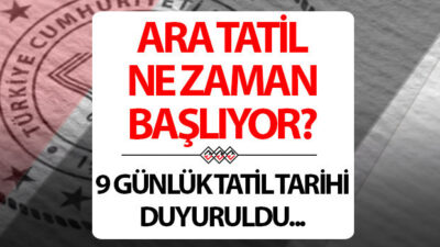 2025-2026 eğitim-öğretim yılına ilişkin MEB’in yayımladığı çalışma takvimine göre; birinci