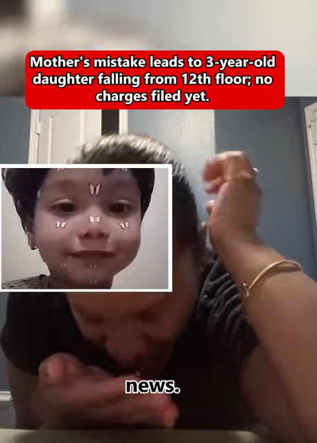 Mother’s mistake leads to 3-year-old daughter falling from 12th floor