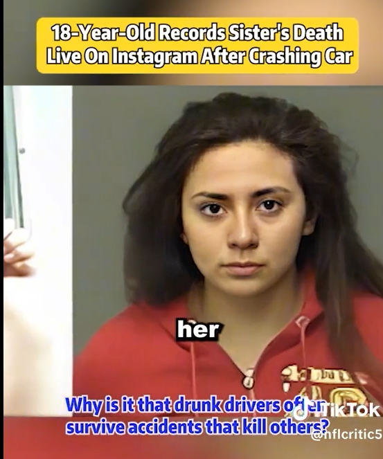 18-Year-Old Records Sister’s Death Live on Instagram After Drunk Driving Crash📱