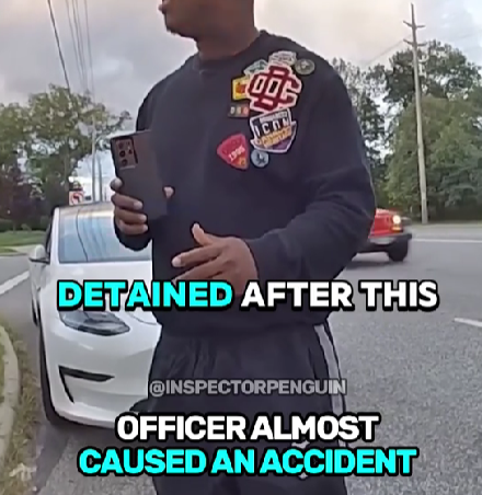 Driver Detained After Officer Nearly Causes Accident — Shocking Bodycam Footage Sparks Outrage