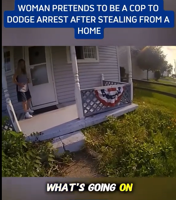 Woman Caught Pretending to Be a Cop After Getting Caught Stealing — What She Said Left Officers Speechless