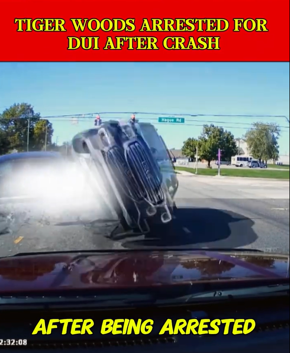 Tiger Woods arrested for DUI after crash