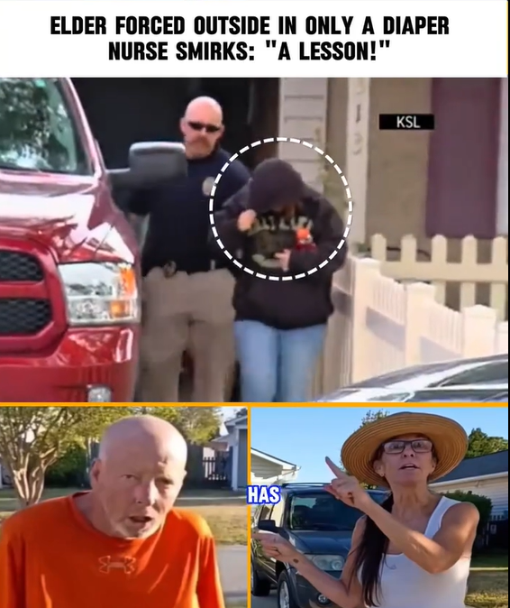 Elder Forced Outside in Only a Diaper—Nurse Smirks- “A Lesson!”
