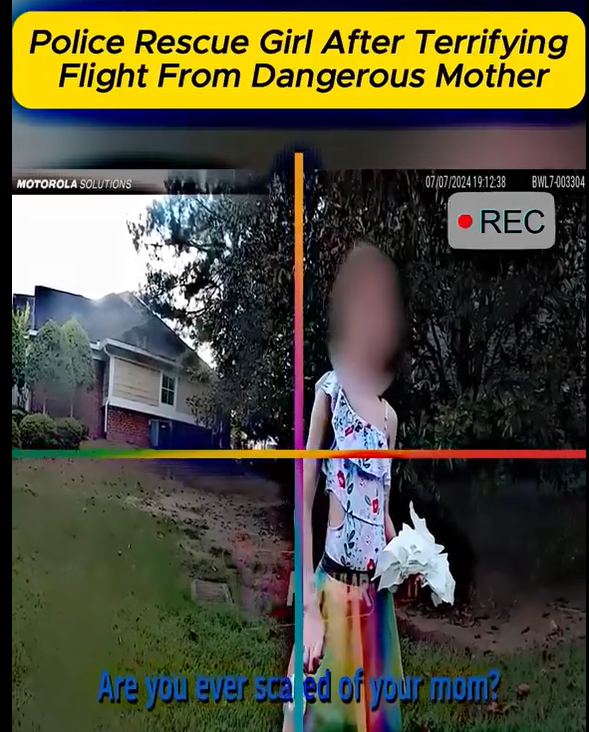 Police Rescue Terrified Girl After Escaping From Dangerous Home Situation 😢🚓