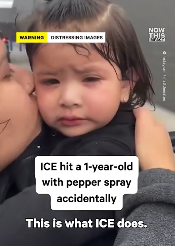 ICE Officers Accidentally Pepper Spray 1-Year-Old During Chaotic Arrest — Outrage Erupts Nationwide