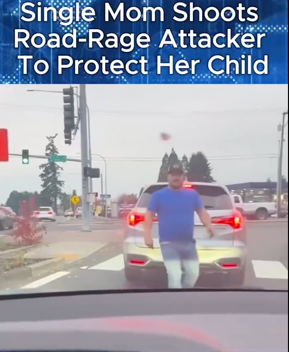 Road-Rage Turns Terrifying — Single Mom Fires to Protect Her Child in Split-Second Decision