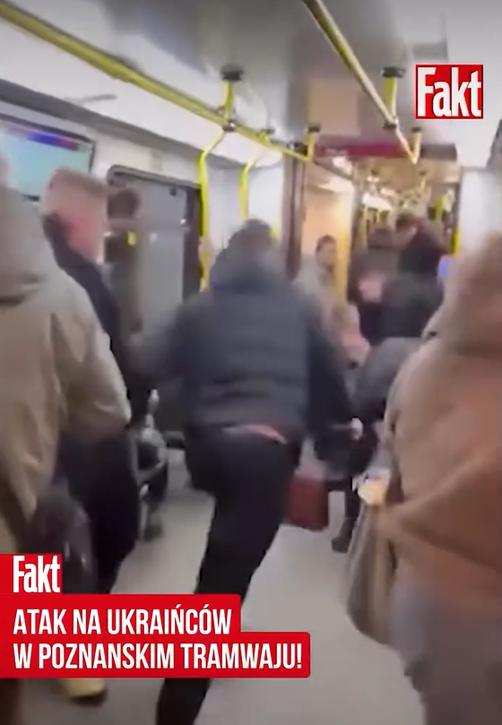 CHAOS ON PUBLIC TRANSPORT SHOCKING ATTACK ERUPTS INSIDE CITY TRAM — PASSENGERS LEFT TERRIFIED