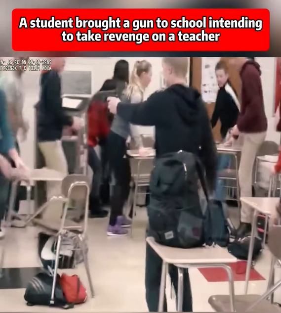 A student brought a gun to school intending to take revenge on a teacher