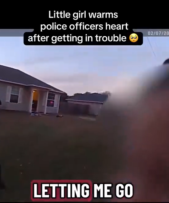 Little Girl’s Sweet Words Melt Officer’s Heart During Unexpected Encounter 💕