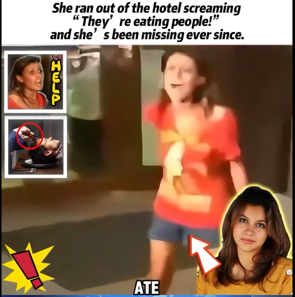 Woman Runs Out of Hotel Screaming ‘They’re Eating People!’ — Then Vanishes Without a Trace 🔥