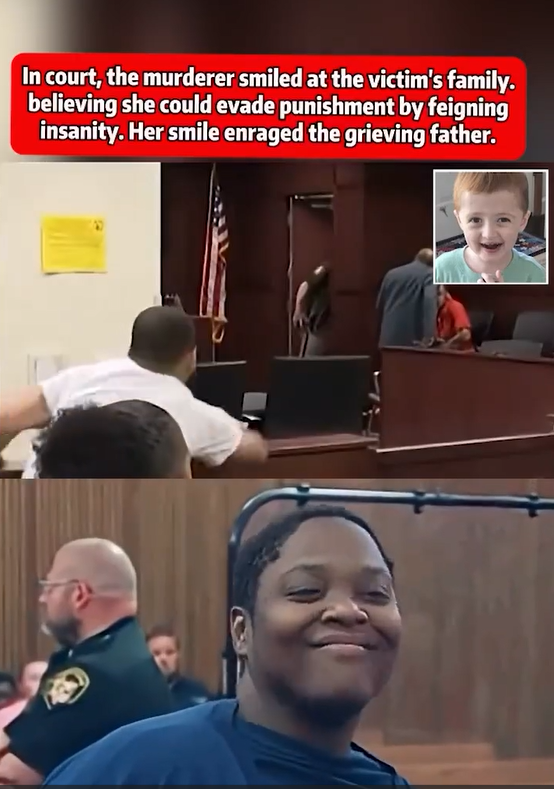 Courtroom Chaos Erupts After Accused Woman Smiles at Grieving Family — Heartbroken Father Reacts in Anguish 😢⚖️