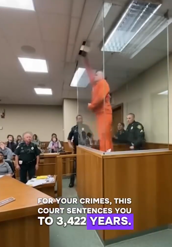 Courtroom Erupts as Judge Hands Down Jaw-Dropping 3,422-Year Sentence