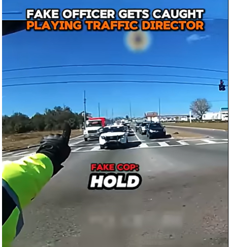 Fake Cop Gets Caught Playing Traffic Director