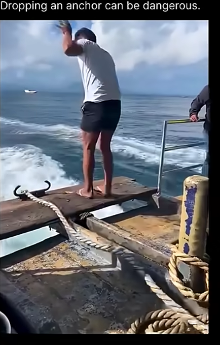 Why Dropping an Anchor Can Be Extremely Dangerous