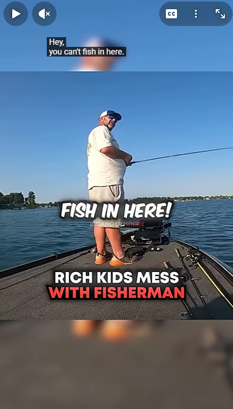 Fisherman Deals With Difficult Situation on the Water