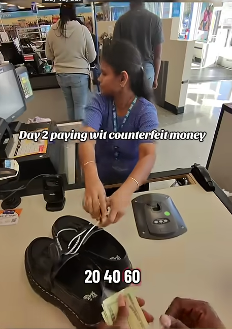 Payin wit fake money