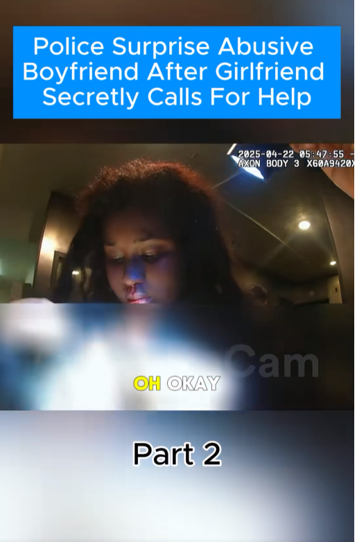Girlfriend Quietly Alerts Police During Domestic Incident