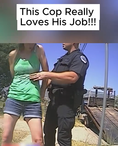 This Cop Really Loves His Job