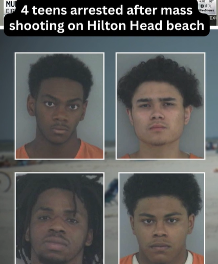 Four Teens ARRESTED After Mass Shooting on Hilton Head Beach