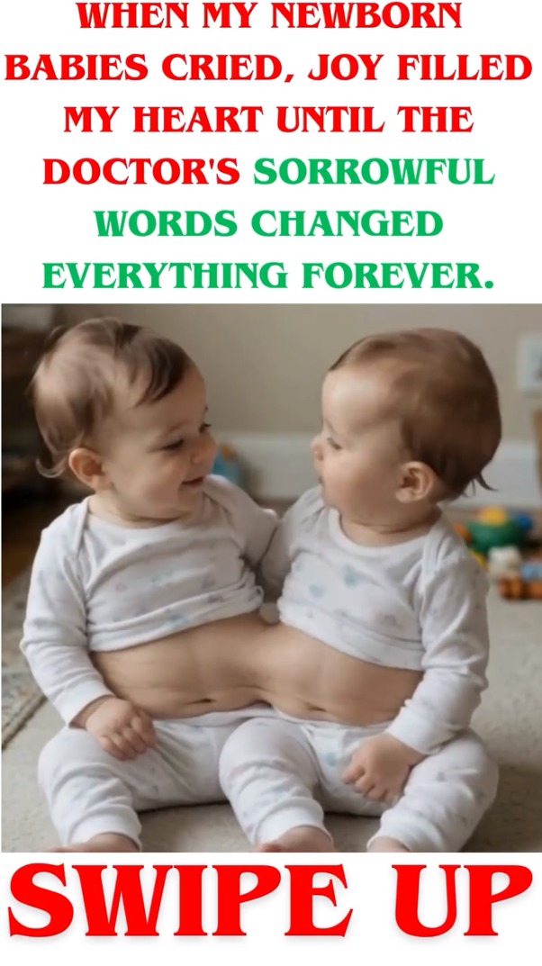 When I heard my newborn babies cry, I felt happiness, but the doctor’s sad voice made me realize something was wrong at that moment.